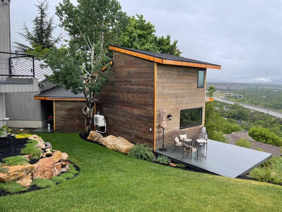 Villa Luxury Alpine Treehouse Holladay Exterior foto